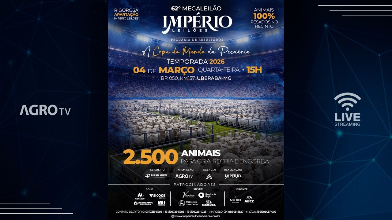 MEGA LEILÃO IMPÉRIO LEILÕES - 04/03/2026