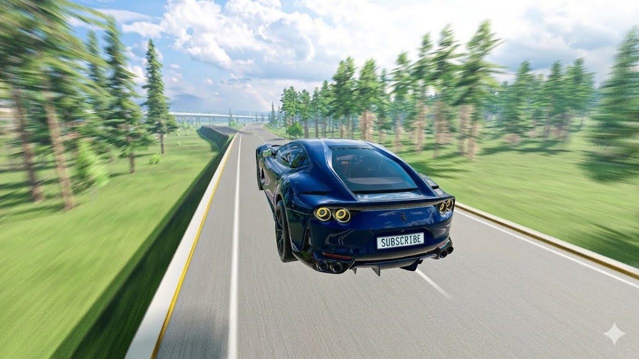 Instant 1099 MPH Blast: Which BeamNG Car Survives the Farthest?! #86