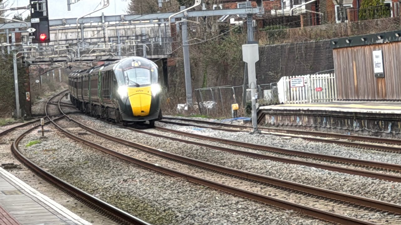 Great Western Railway Trains at Newbury on March 22nd 2025