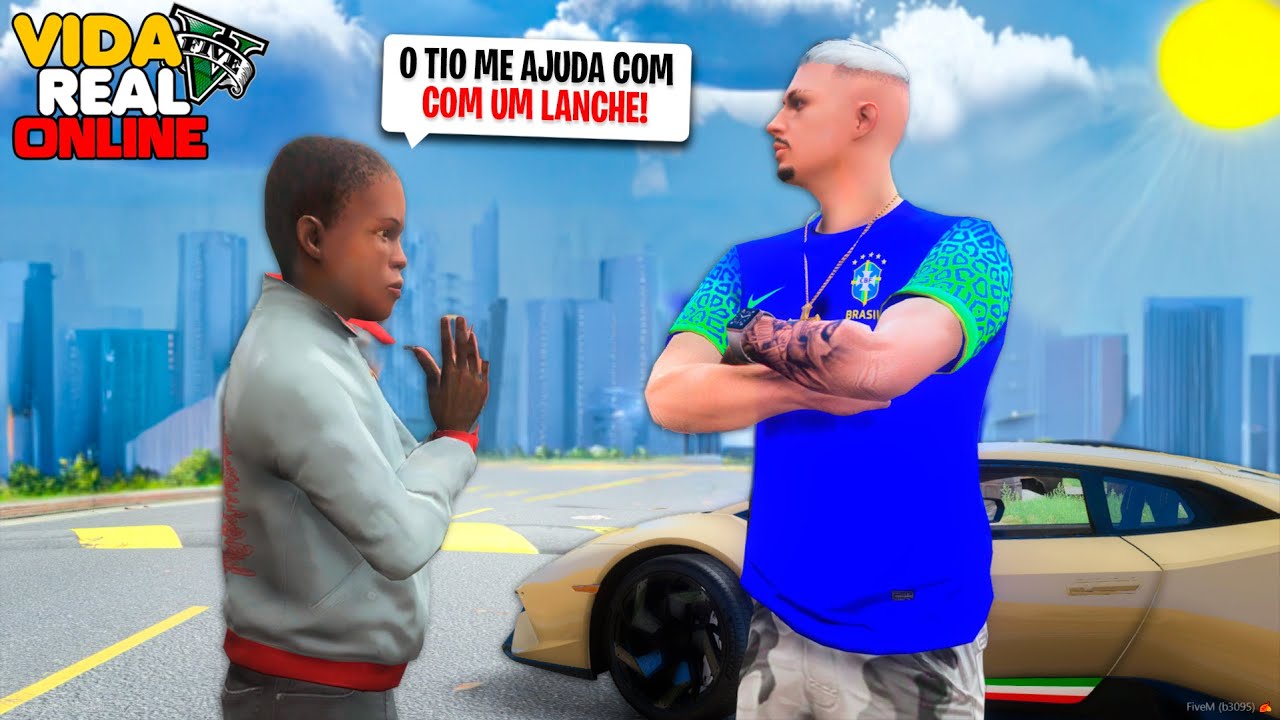 GTA V - VIDA REAL | ESSE MENOR ESTA PASSANDO FOME E PEDIU AJUDA. - #06