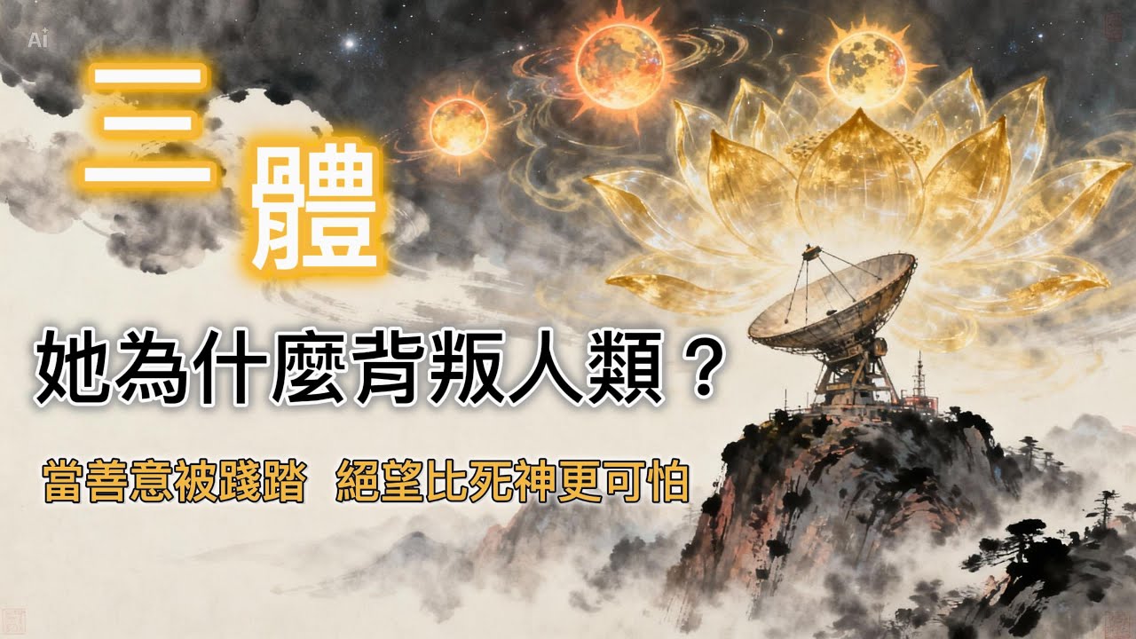 【山中讀字】三體(一)：她為什麼背叛人類？當善良被踐踏，絕望比死神更可怕。一場關於人性的終極審判