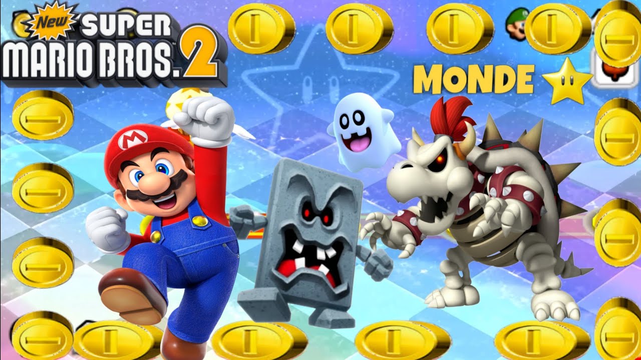 New Super Mario Bros 2 -⭐LE MONDE ÉTOILE⭐- Épisode 15 - Let's Play FR
