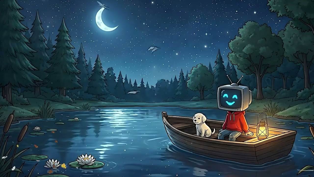 Floating Through the Night 🌙 Dreamy Lofi Escape - Alone Lofi Hip Hop Music Tones