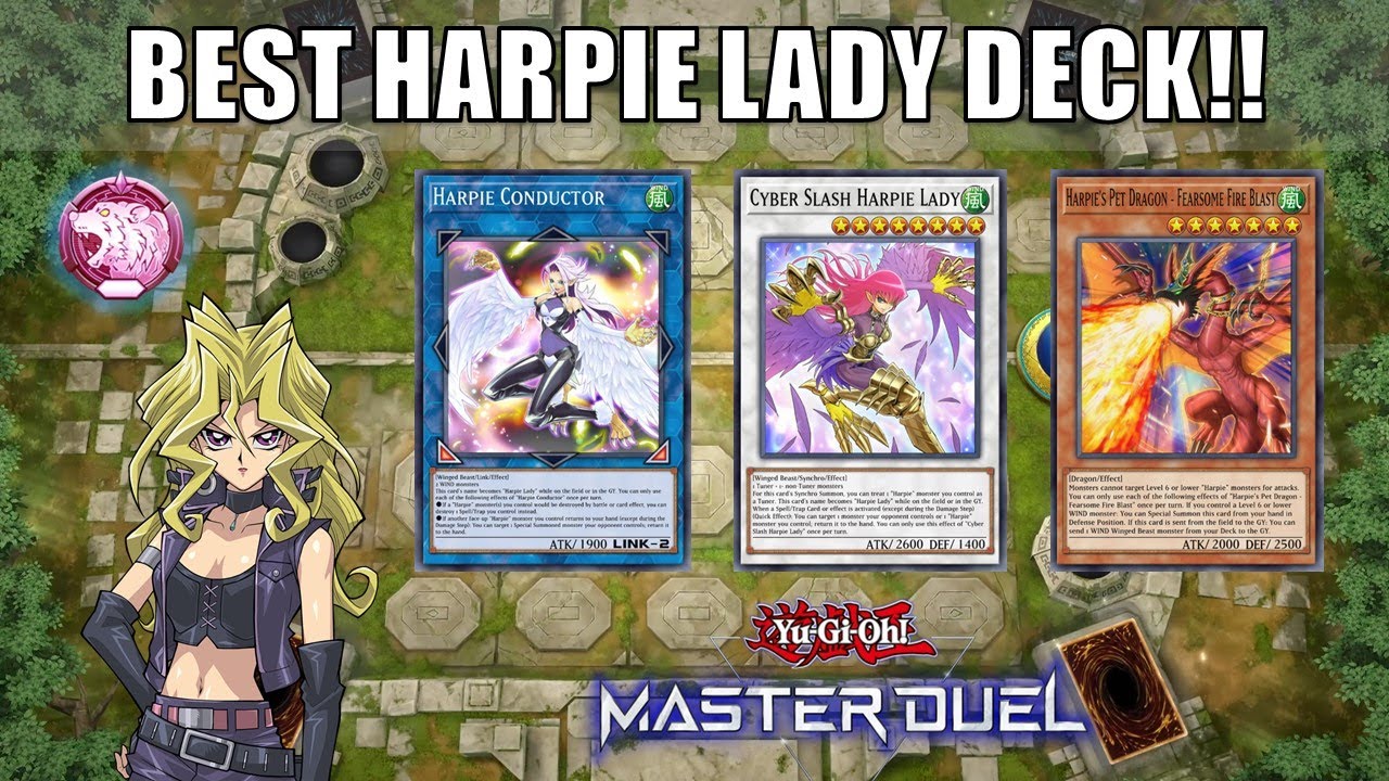 Best Harpie Lady Deck - Crushing Meta! | Yu-Gi-Oh Master Duel