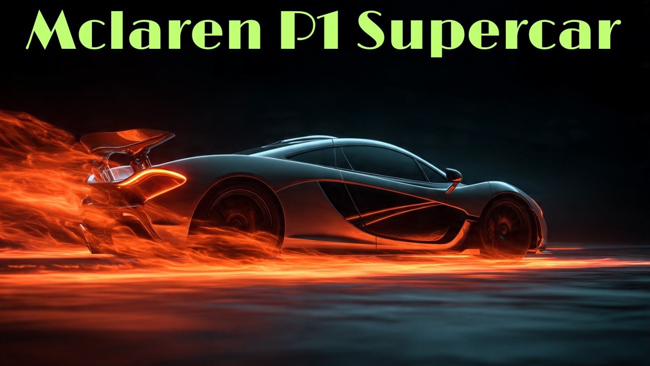 Суперкар McLaren P1 — мечта о скорости