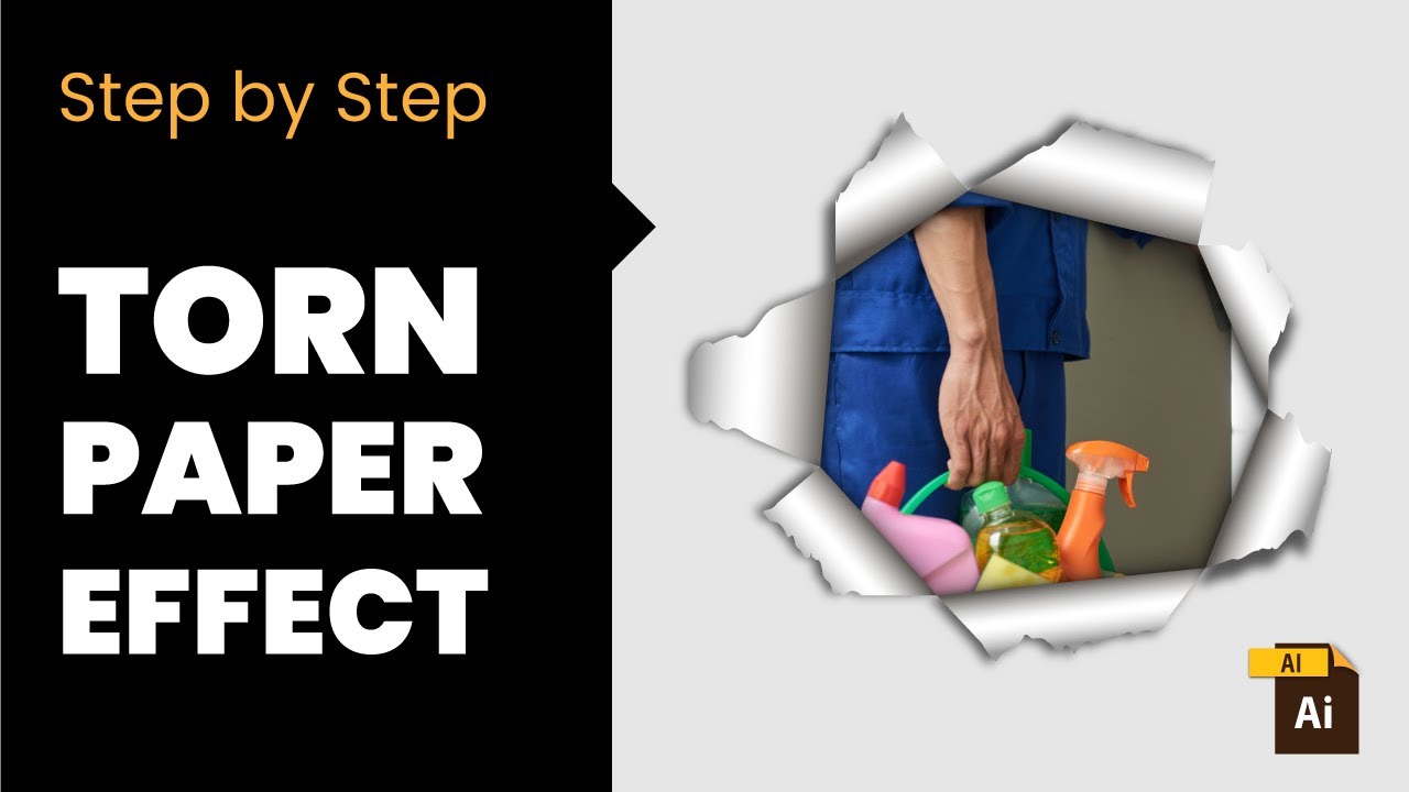 torn paper effect in illustrator 02