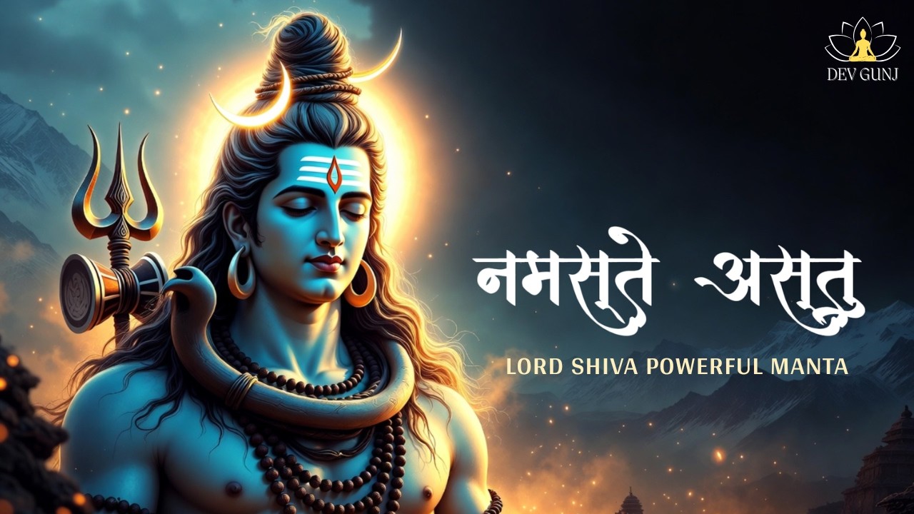 ॐ नमस्ते अस्तु भगवन् | Powerful Shiva Mantra for Peace, Protection & Meditation | Mahadev Mantra