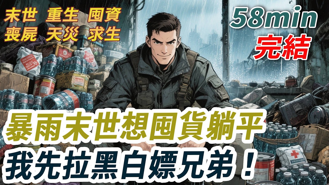 暴雨吞沒城市前，我重生了。做的第一件事，就是拉黑曾為半塊餅幹將我踹進洪水的兄弟。這一世，我默默加固頂樓，囤積物資，安靜等待。暴雨第十天，他在門外嘶吼哀求。我打開監控，微笑著吃完了最後一口熱飯。