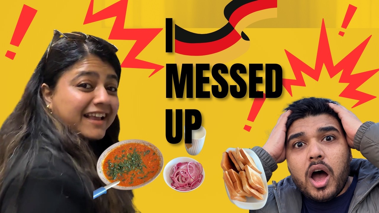 Cooking Plan Fail 😭 | Germany Grocery + Unexpected Meeting
