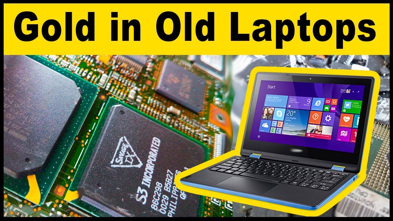 Old Laptops | Best computer scrap for gold recovery