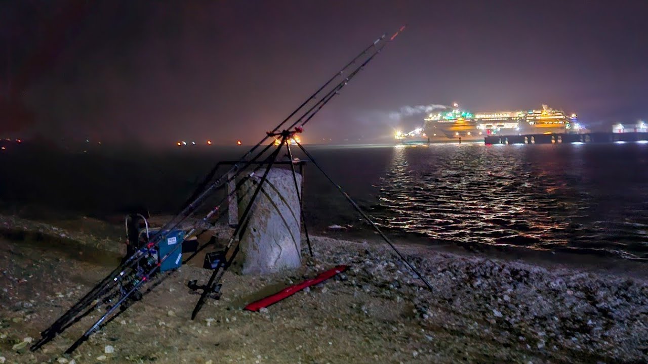 Busy Night Fishing Holyhead Breakwater