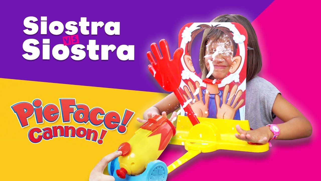 Pie Face!  CANNON! Challenge - Siostra kontra Siostra - 25