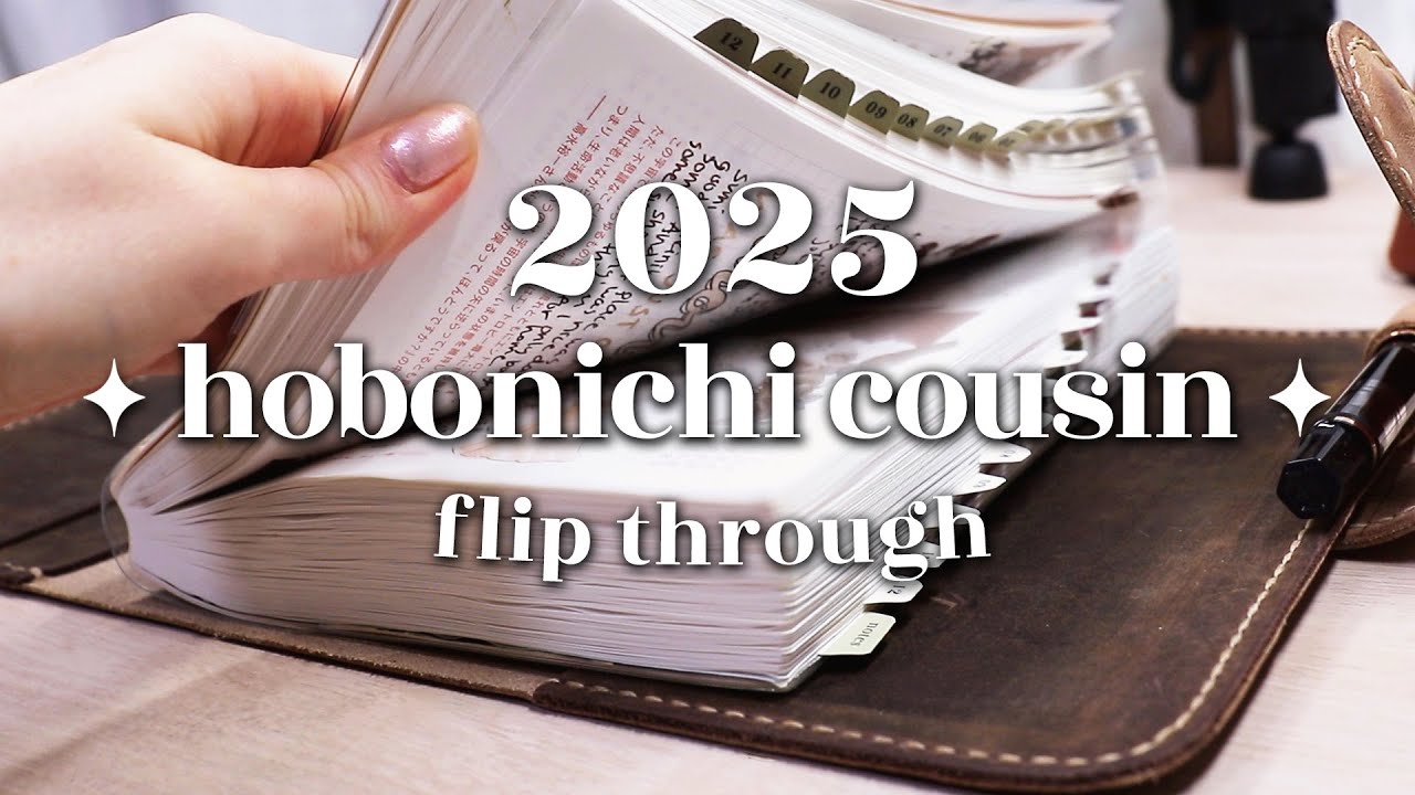 📚 Полный обзор Hobonichi Cousin 2025 года