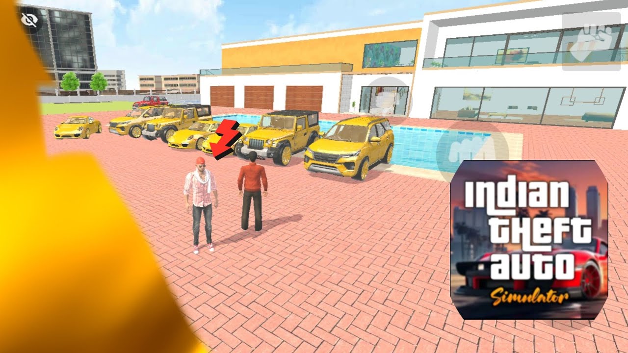 Franklin's Journey to Stealing Golden Supercars in Indian Theft Auto