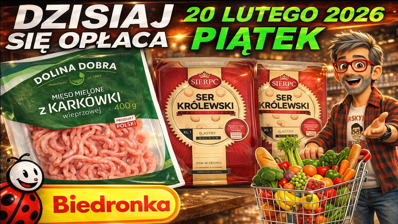 BIEDRONKA | Szybkie Okazje w Piątek 20.02.2026.