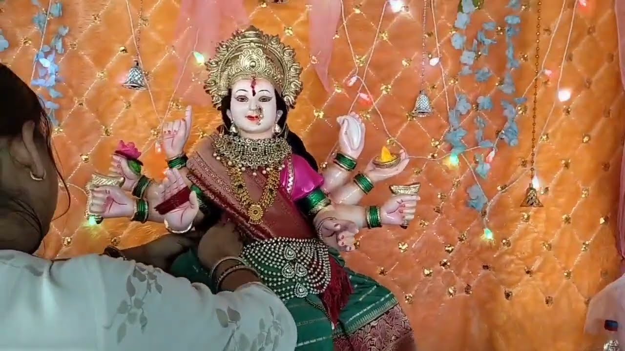 Mata ki murti ko saree kaise pahne | durga ji ko saree kaise pahne | मूर्ति को साड़ी कैसे पहनते हैं।