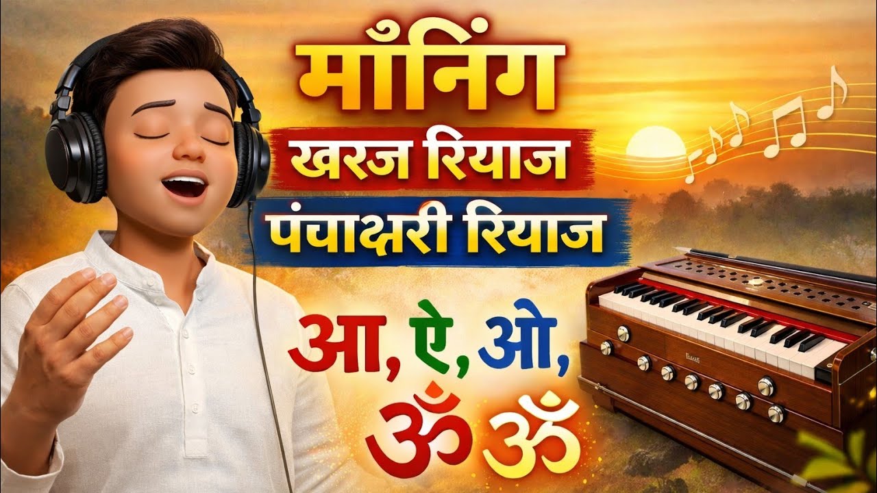 #Morning 🌄 Riyaz with me Live #mysticmelodyspace #indianclassicalmusic #kharajriyaz #AUMriyaz