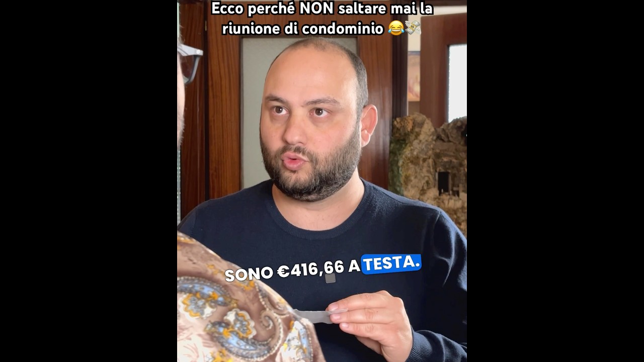 Quando non vai alla riunione di condominio e ne &lsquo;paghi&rsquo; le conseguenze! 💸🤯😂 #enzoesal #madeinsud