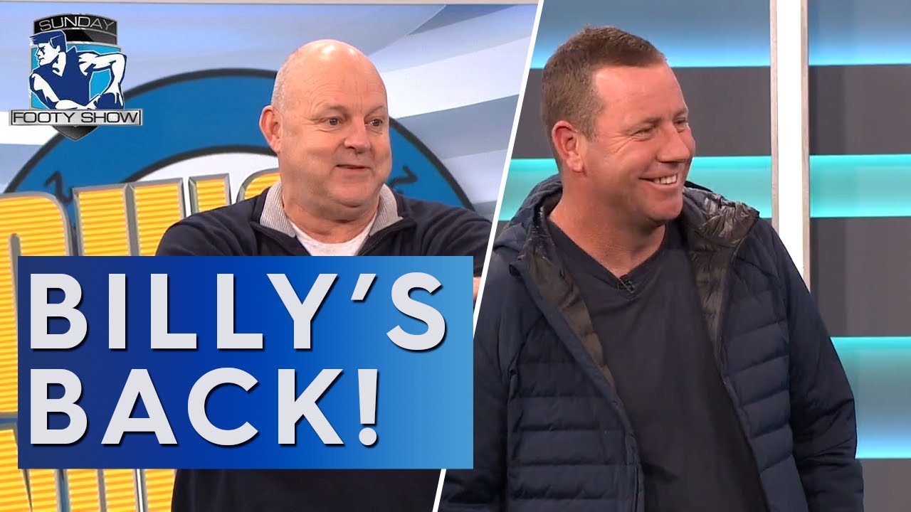 Billy Brownless at his hilarious best on Sunday Footy Show return (Lou's Handball) | Footy on Nine