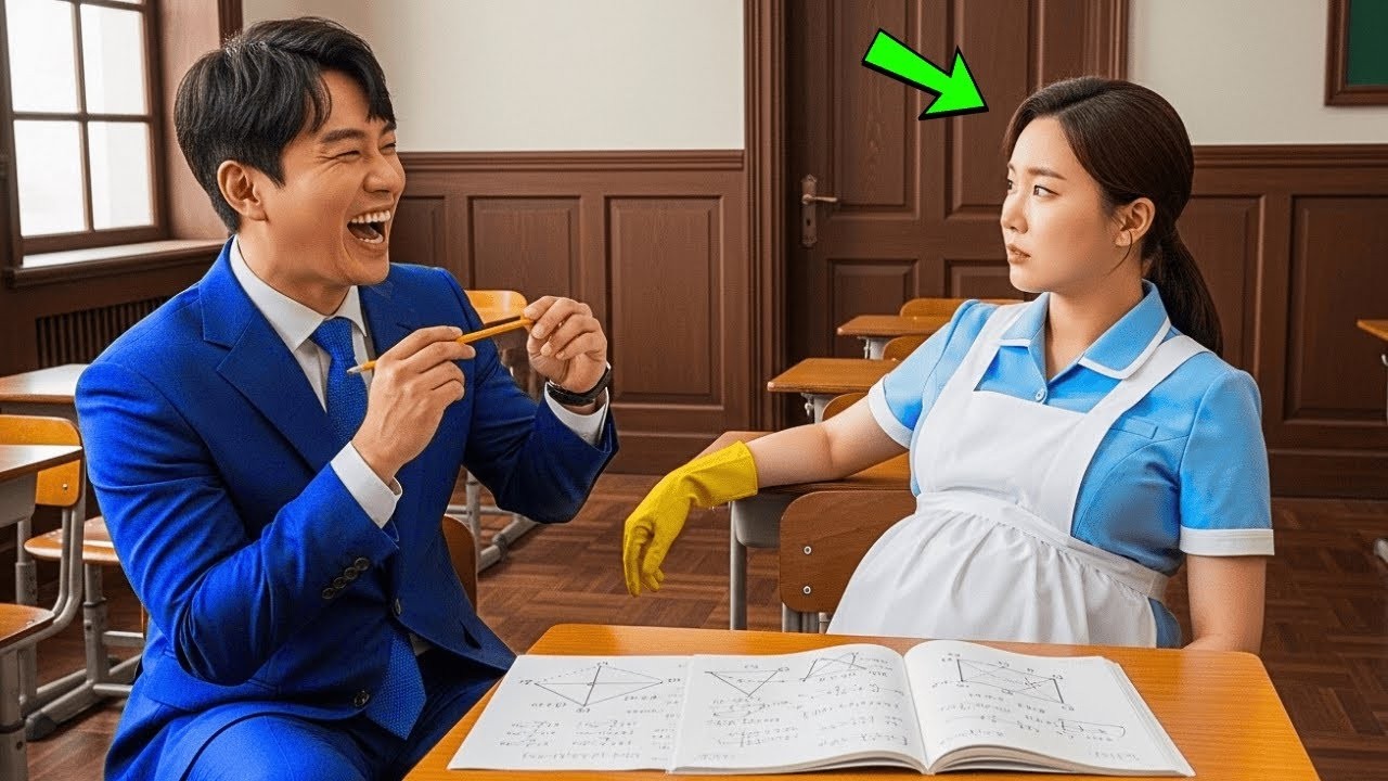 “이 방정식을 풀면 10억 원을 줄게” 재벌이 농담처럼 말했다  그러자 청소부가 놀라운 재능을 보여주었다