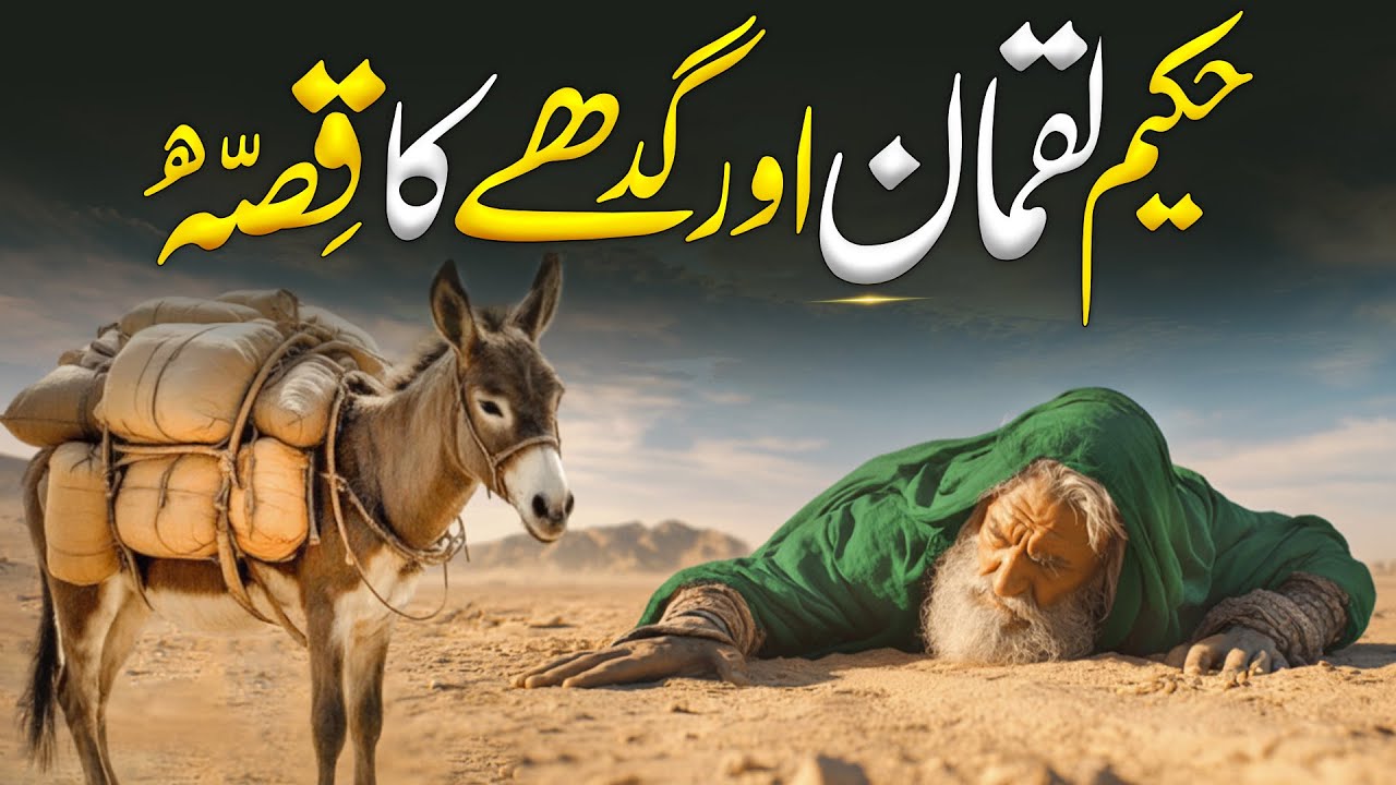 Hakeem Luqman Aur Gadhe Ka Kissa | Luqman Hakeem and donkey Lesson | Quranic story in Urdu