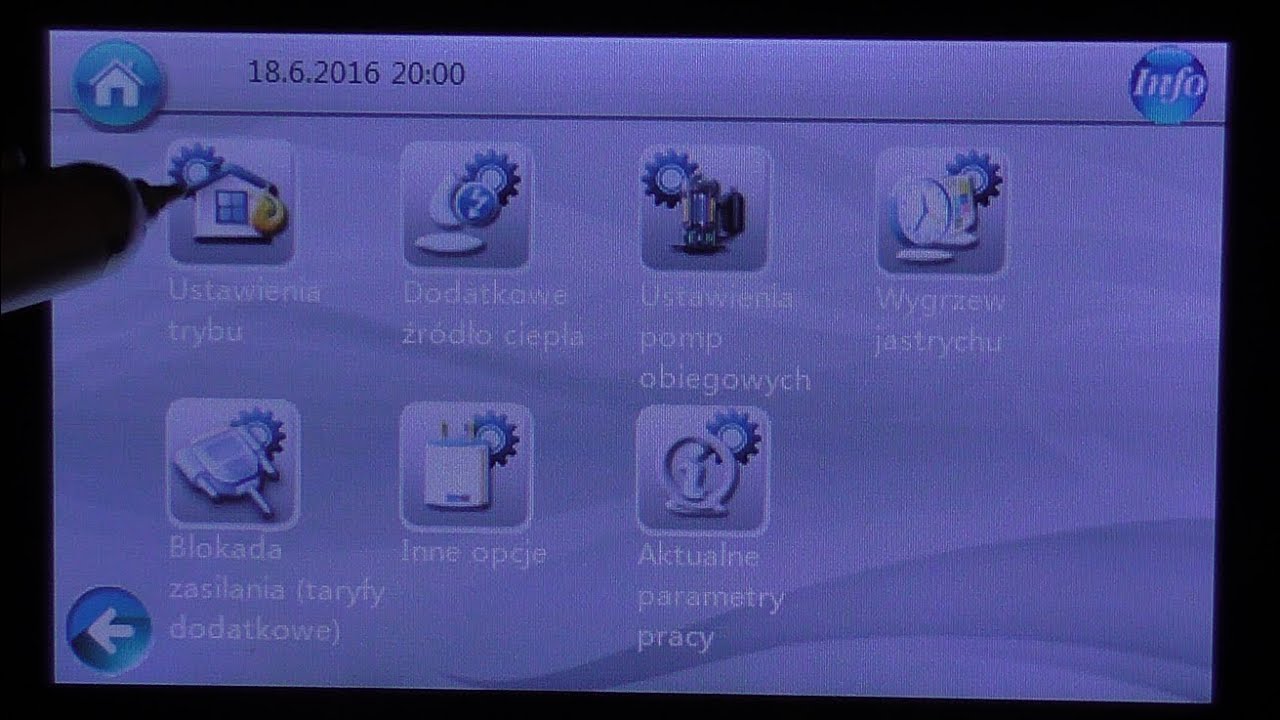 ustawianie trybu instrukcja obsługi pompy ciepła eco inverter Gorenje Cito Polska