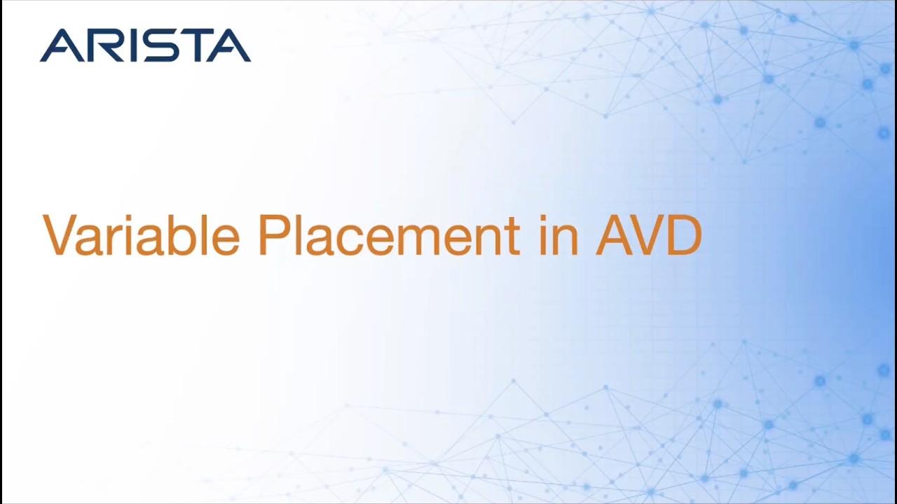 AVD Variable Placement and the Power of Global Vars