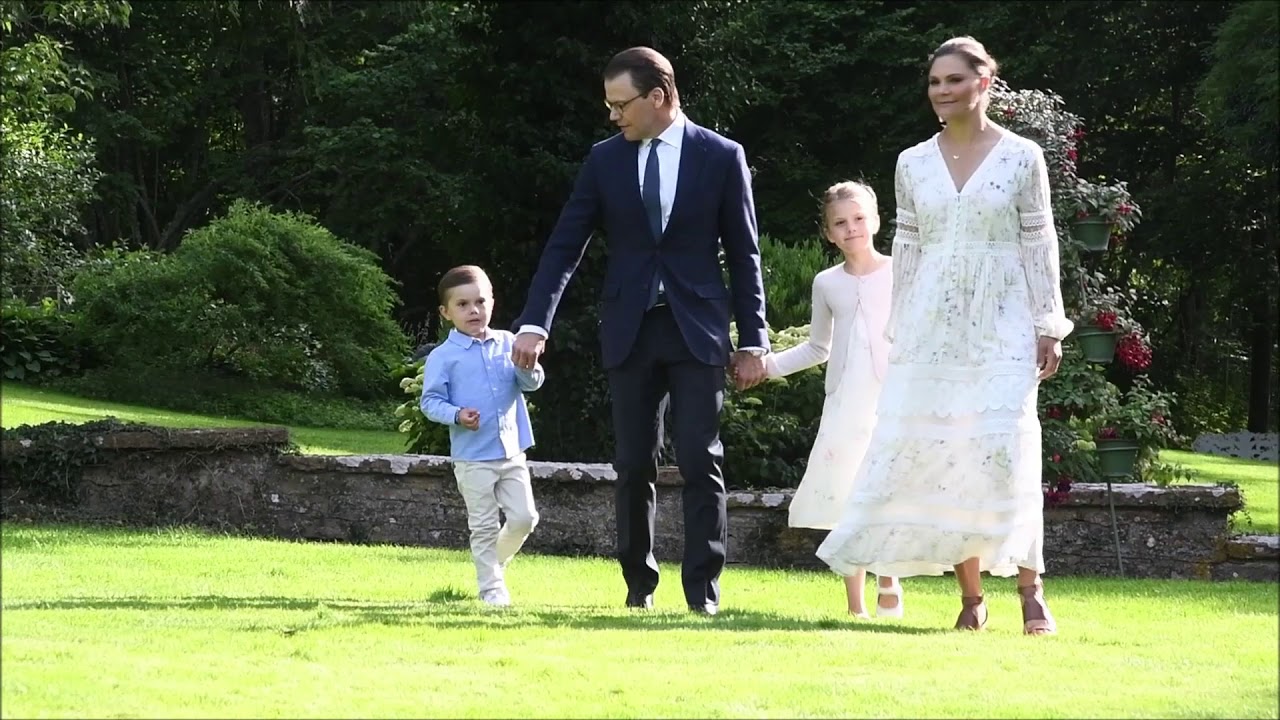 Victoria Day 2020 at Solliden Palace with Prince Oscar and Princess Estelle