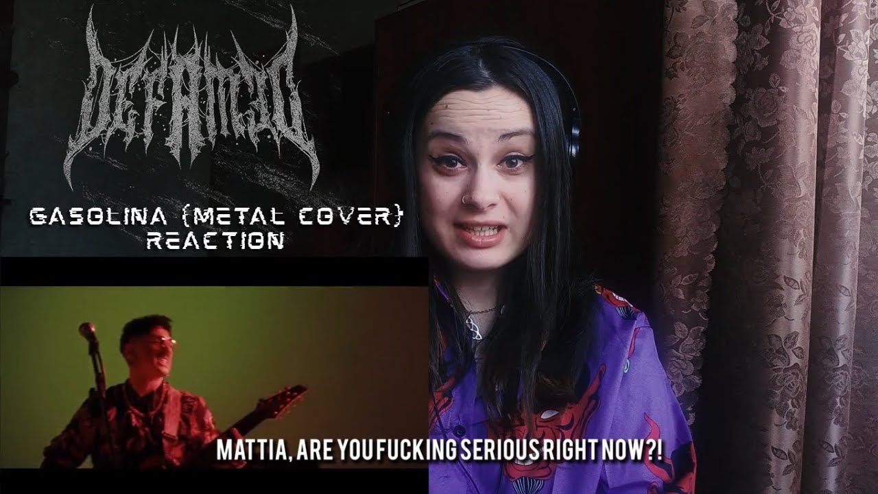 DEFAMED - GASOLINA (DADDY YANKEE METAL COVER) REACTION | slaveformusic