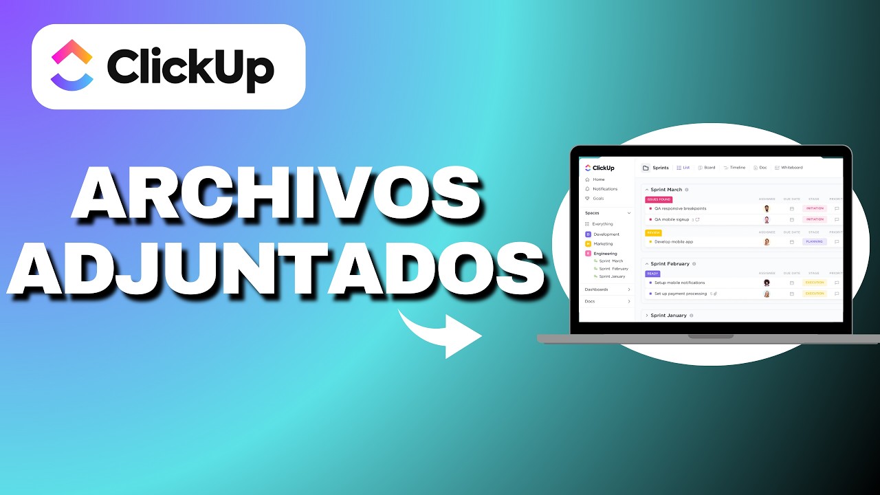 Como Ver Archivos Adjuntados en Clickup
