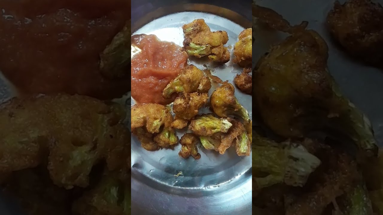 കോളിഫ്ലവർ ഫ്രൈ &ടൊമാറ്റോ സോസ് 🤤🤤🤤🤤🤤🤤🤤🤤coliflower fry #recipe🥰🥰🥰🤤🤤#food