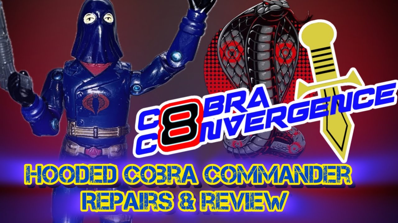 Hooded Cobra Commander Repairs & Review for Cobra Convergence 8