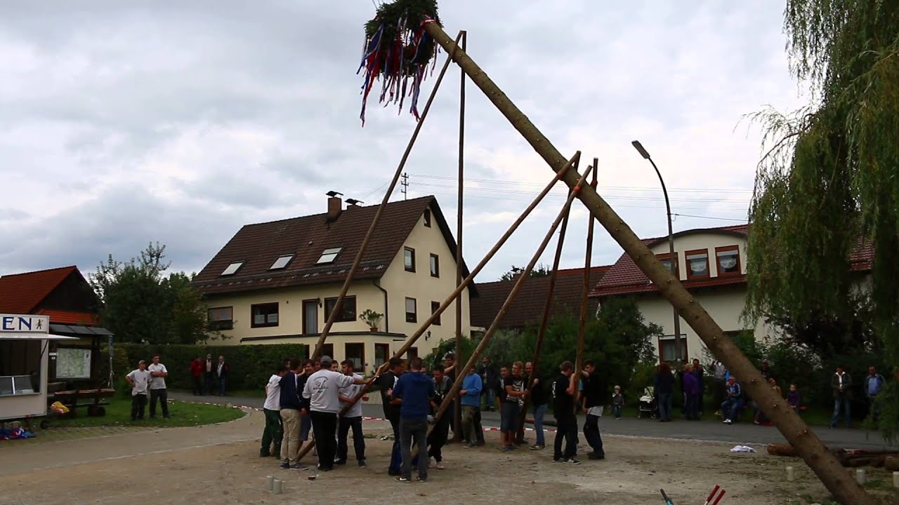 Thuisbrunner Kerwa 2014 - Baumaufstellen 2