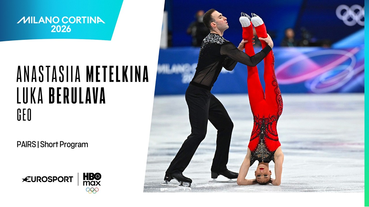 Milano Cortina 2026 | Anastasiia METELKINA / Luka BERULAVA (GEO) | Pairs – Short Program