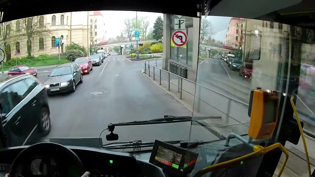 MHD Liberec | linka 53 a 55 : Fgn - Škola Kateřinky - Radčice - Krásná Studánka - Fgn | Tedom C12 G