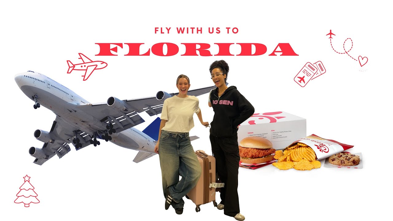 ✨ Vlogmas Day 6 | We’re Off to FLORIDA! Travel Day, Chick-fil-A, Dancing Everywhere & God Moments ✨