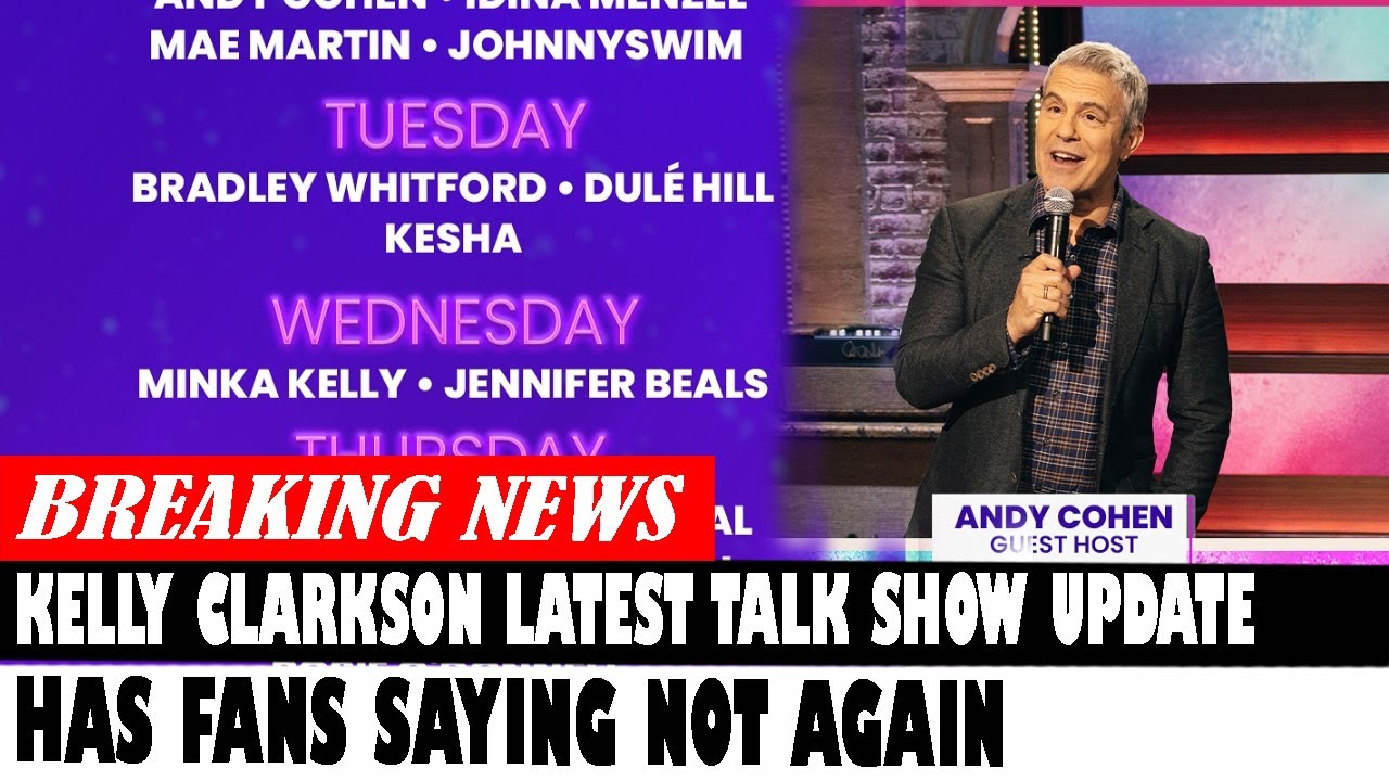 Kelly Clarkson Latest Talk Show Update Has Fans Saying Not Again