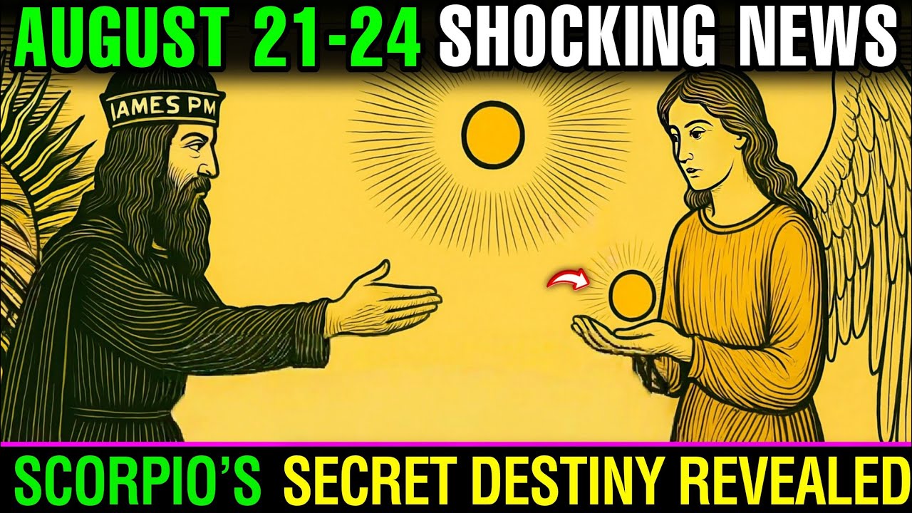 Scorpio ♏ August 21&ndash;24, 2025: 3 Divine Blessings That Will Change Everything!