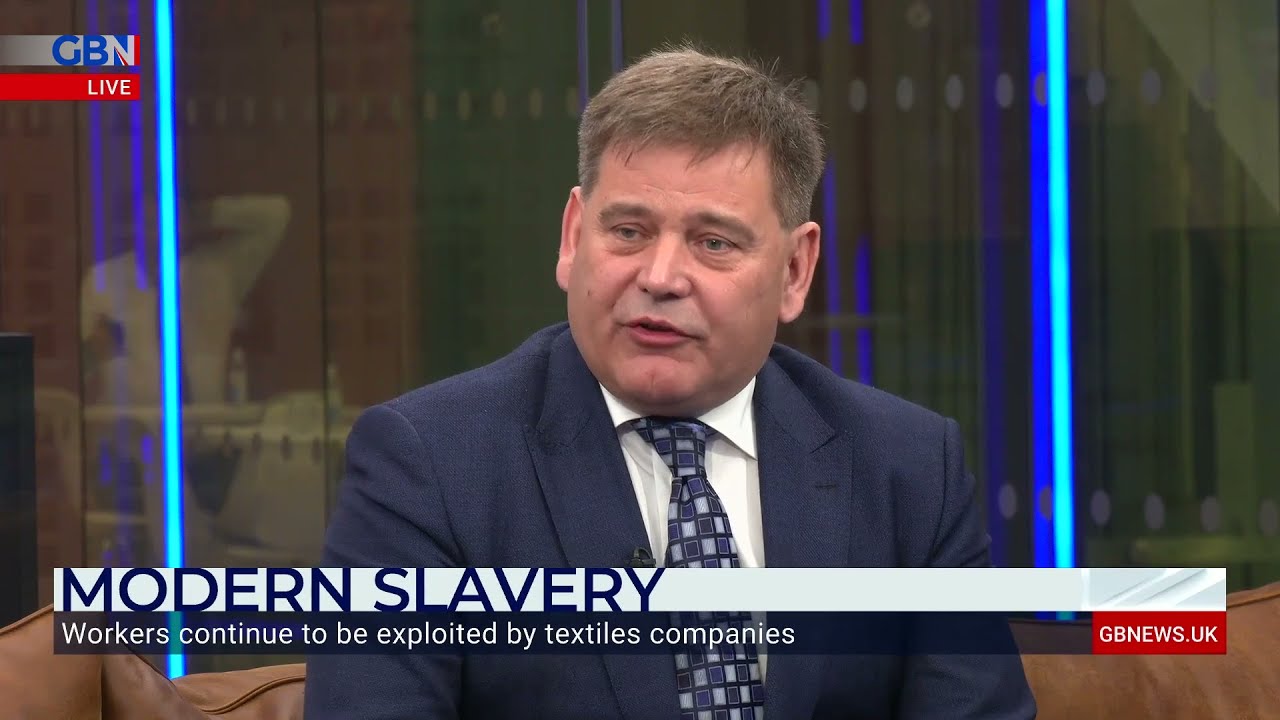 Andrew Bridgen says workers in textile factories paid as little as £3.50 an hour