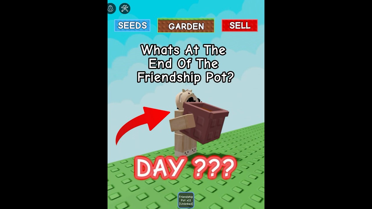 Whats At The End Of The Friendship Pot!? #growagarden 