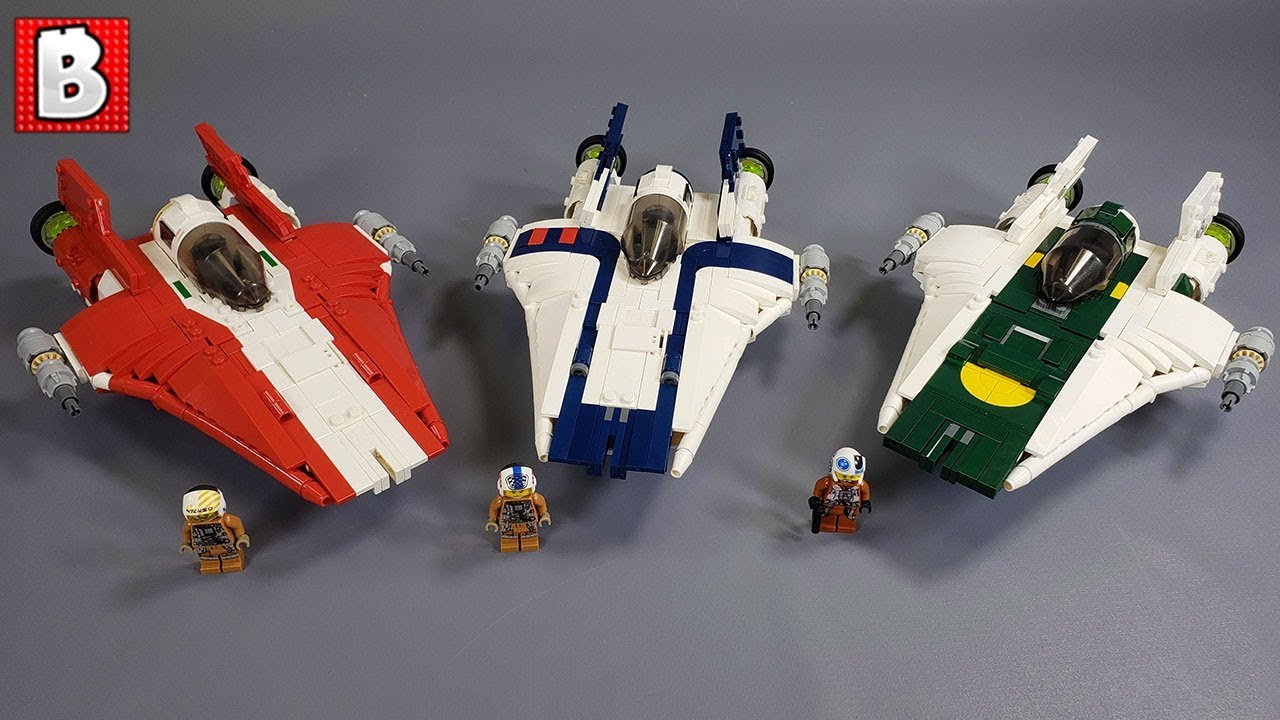 Excellent LEGO Resistance A-wing Custom Builds! RZ-2 Starfighter