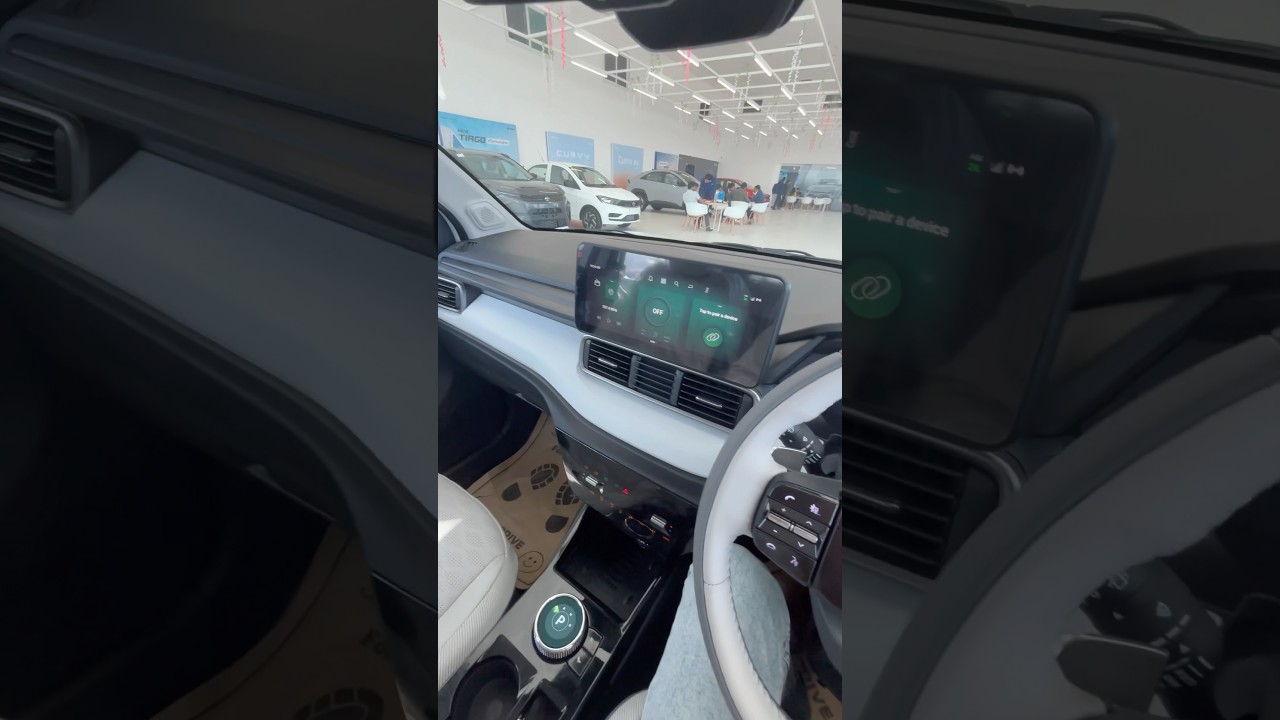 Tata Punch EV Empowered Plus LR Interior Revealed Officially - Looks Snazzy! |