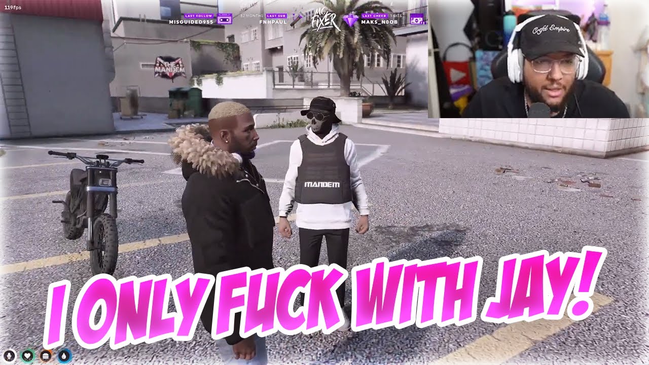 MC Fixer's Take On The MOB Wanting To HANG OUT With The Mandem All The Time! | Mandem NoPixel GTA RP