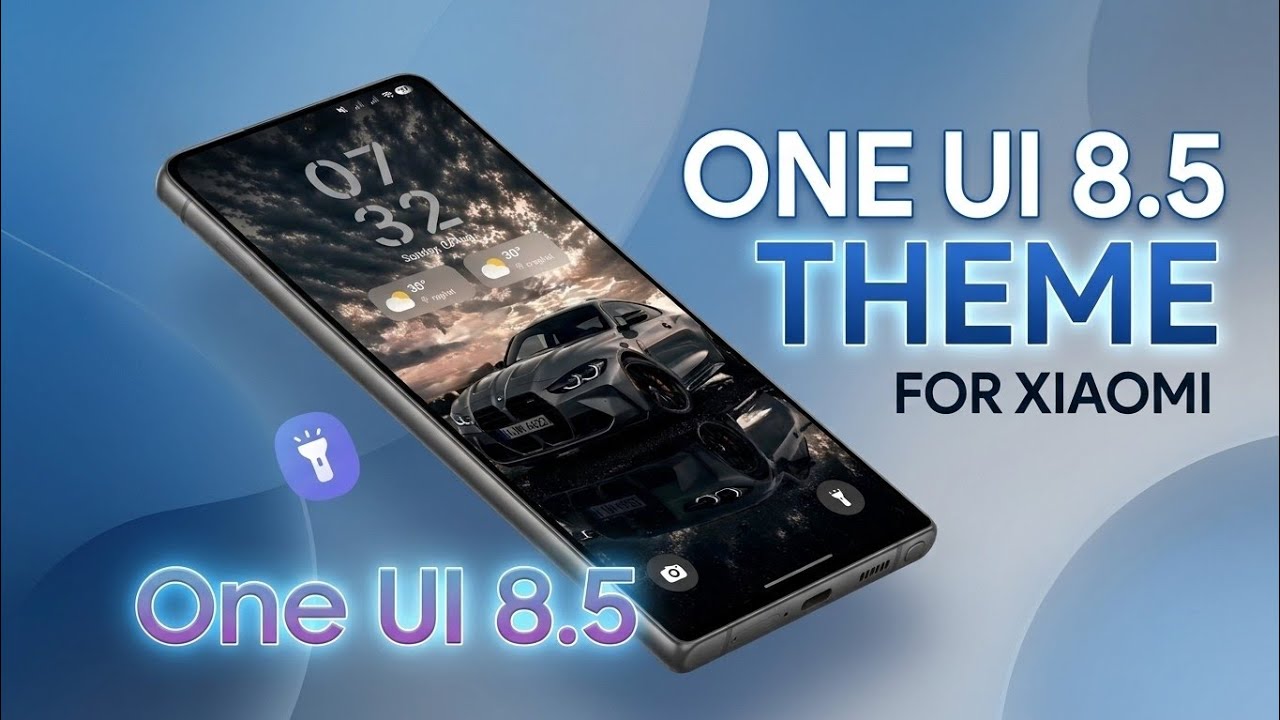 ONE UI 8.5 THEME FOR  HYPEROS  1/2/3 AND MIUI WITHOUT ROOT