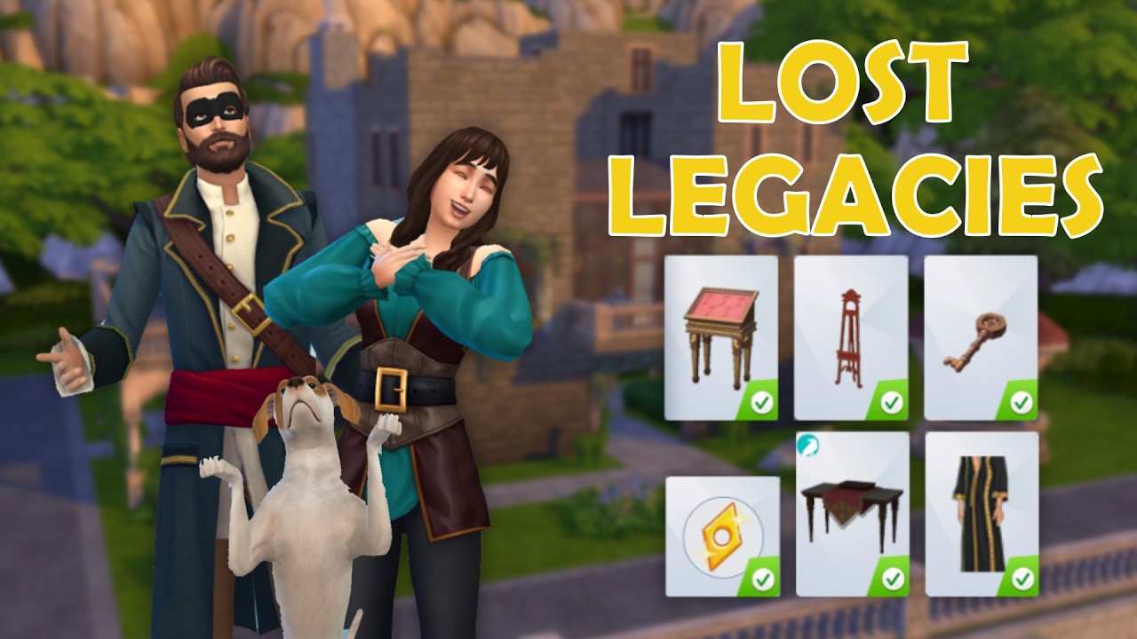 Renting a castle | Lost Legacies Event | The Sims 4 | Week 1