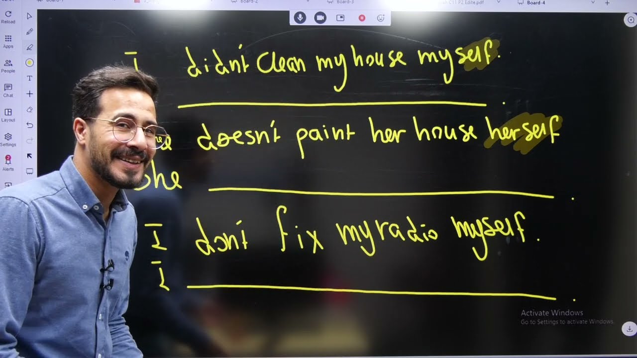 شرح اول ثانوي قاعدة السببية The causative