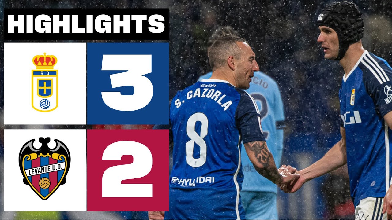 Resumen de Real Oviedo vs Levante UD (3-2)