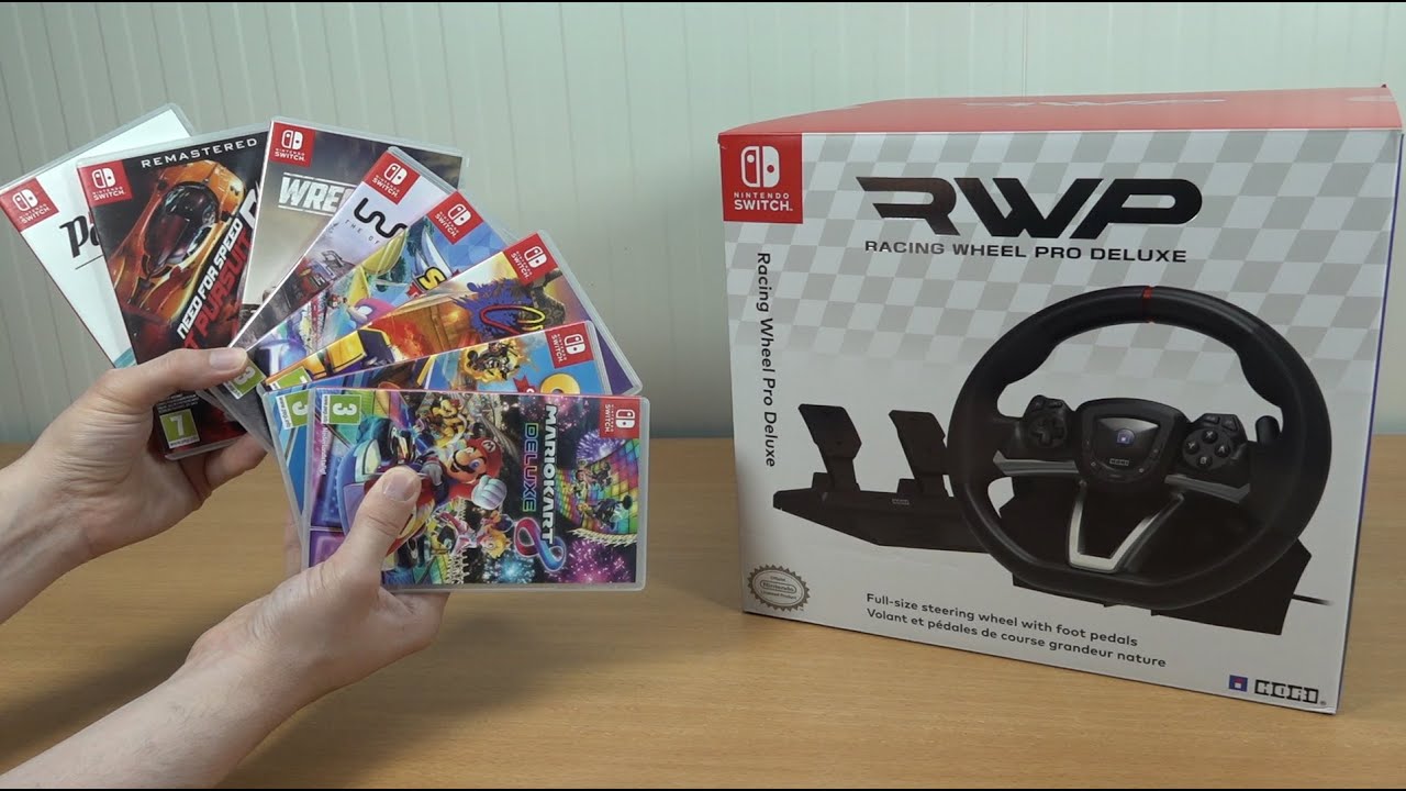 Budget Nintendo Switch Arcade Racing Fun / Hori Racing Wheel Pro