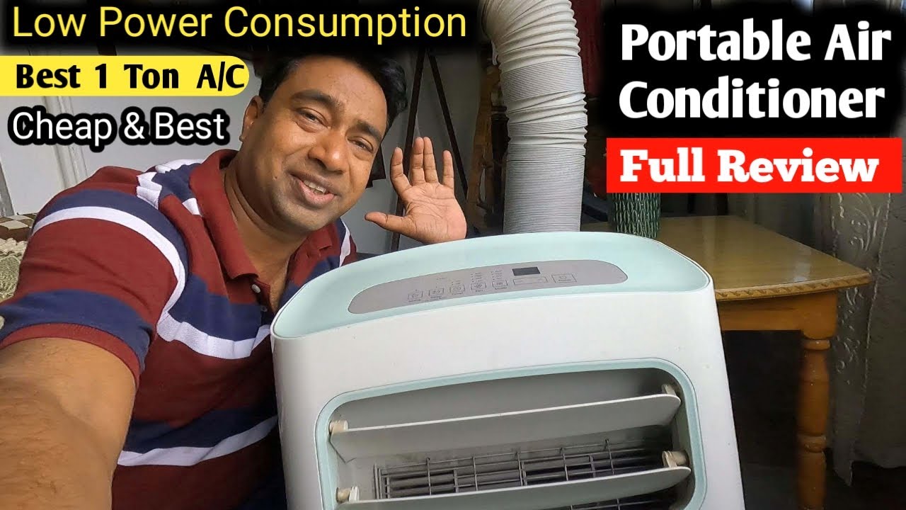 Cheap & Best 1 TON Portable Air Conditioner A/C | Low Power, Cooling test, Price - Full Review 2024