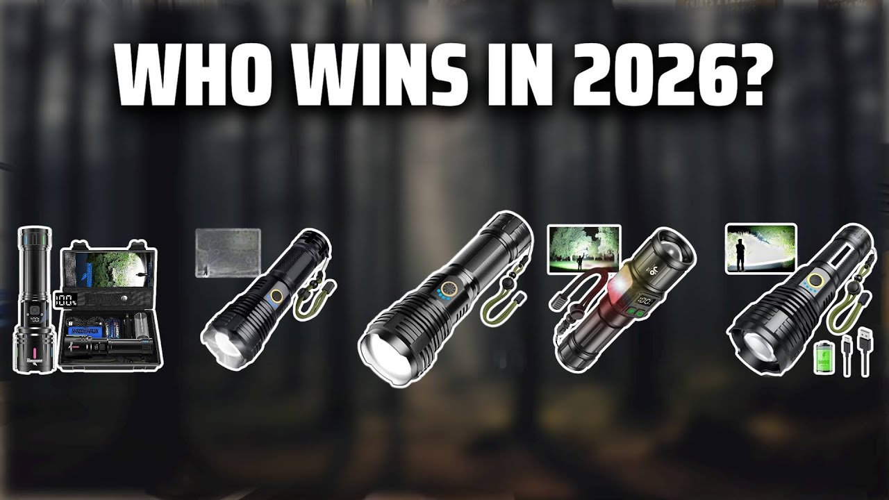 The Top 5 Best Flashlight Rechargeable in 2026 - Must Watch Before Buying!